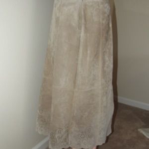 Coldwater Creek leather skirt